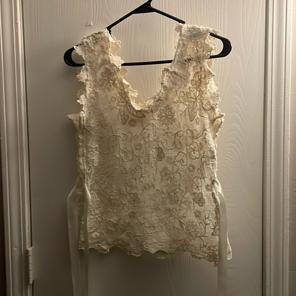 Crochet fairycore top